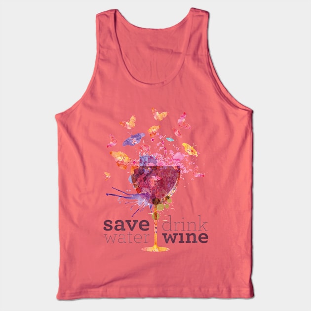 Wine lover - drink wine sommelier shirt Tank Top by OutfittersAve